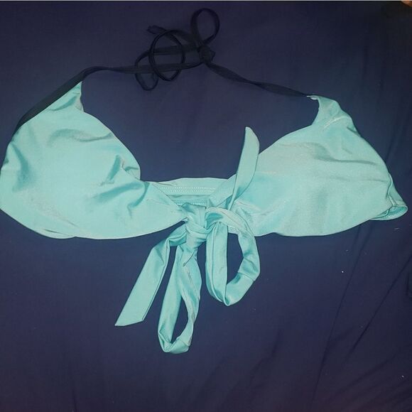 rosegal turquoise bikini swimwear top 1x - Picture 1 of 5